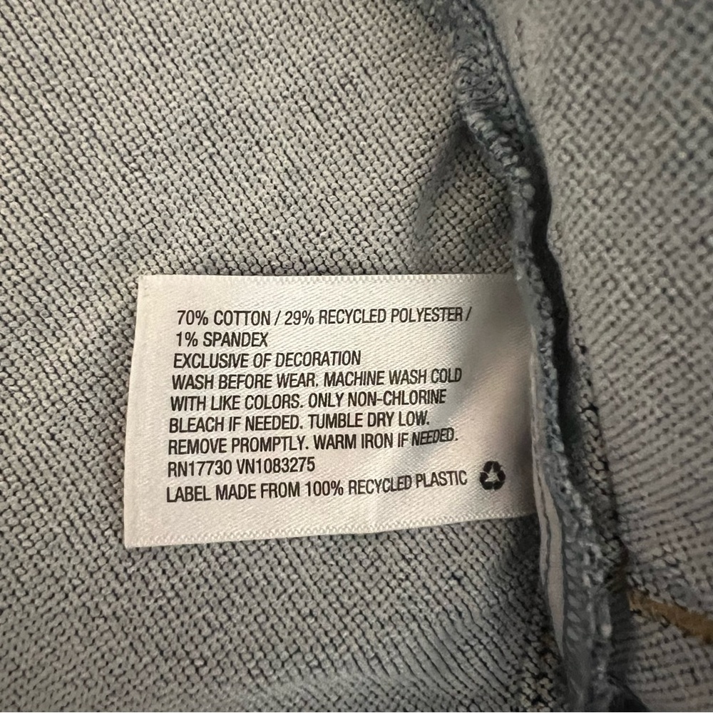 Kids Cat & Jack Blue Jean Jacket…Size M 7/8 - Picture 6 of 7